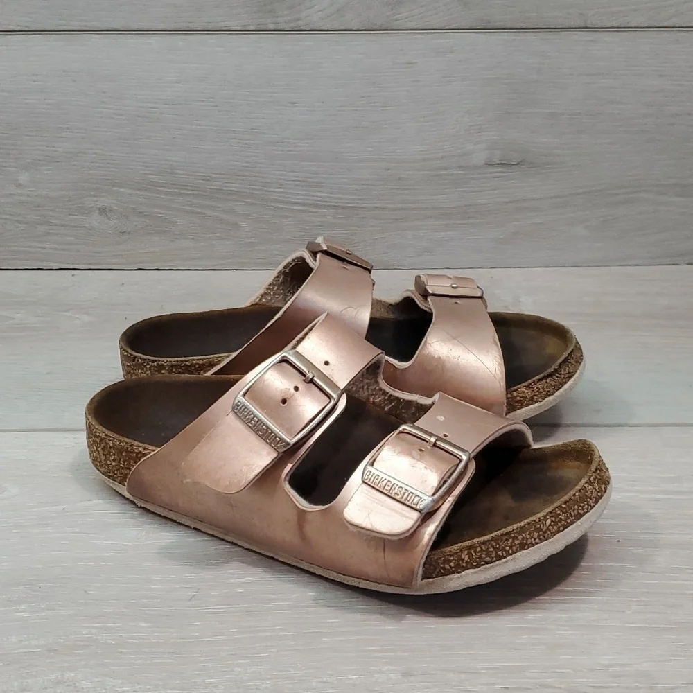 Birkenstock Kids Girls Arizona Rose Sandals Slides shoes sz 30/C12